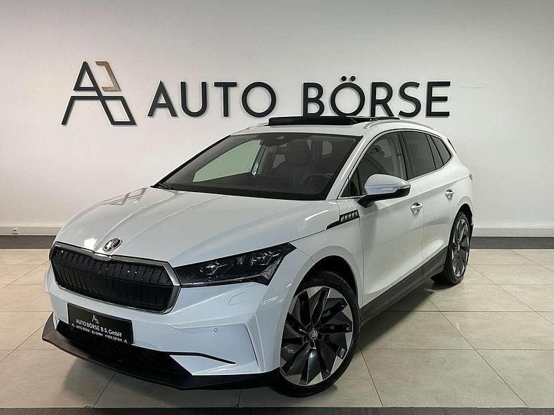Weiß Gebraucht 2021 Skoda Enyaq iV Suite SUV | 30.890 € (Fairer Preis) - Bild 1/3