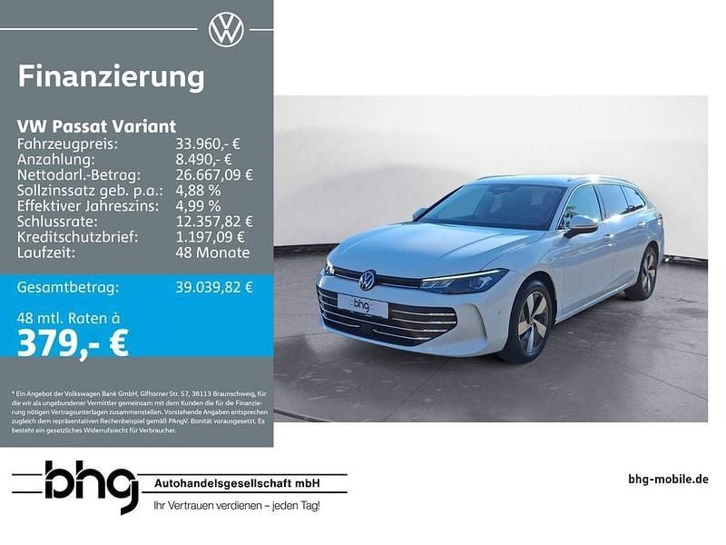 Weiß Gebraucht 2025 VW Passat Business Kombi | 34.430 € (Guter Preis) - Bild 1/4