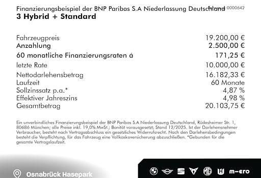 Neu MG MG3 195 PS (143 kW) 2025 Weiß Kleinwagen