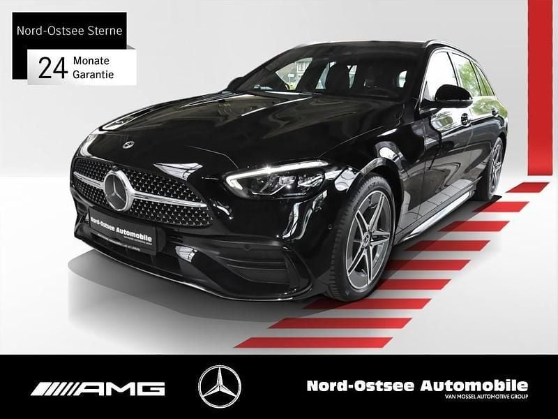 Schwarz Gebraucht 2024 Mercedes C220 AMG Limousine | 38.790 € (Guter Preis) - Bild 1/4