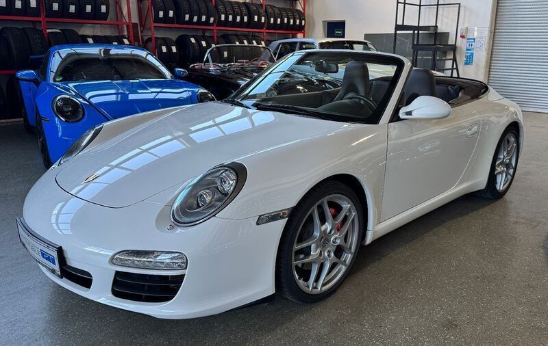 Weiß Gebraucht 2009 Porsche 911 Carrera S Cabriolet Cabrio | 66.900 € (Teuer) - Bild 1/4