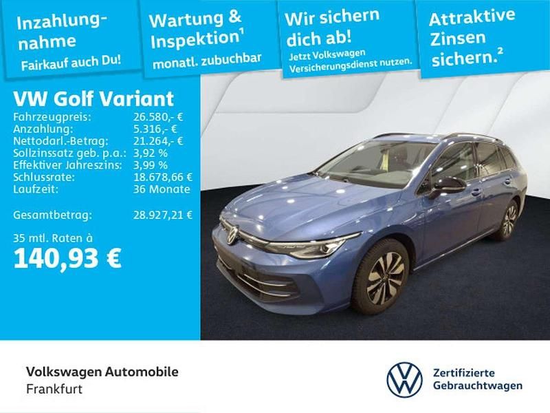 Gebraucht VW Golf VIII Goal 150 PS (110 kW) 2025 Blau Kombi