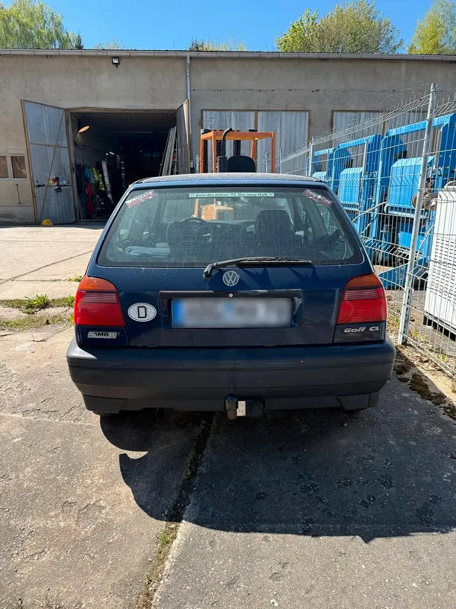 Gebraucht VW Golf III 1992 Blau Kleinwagen