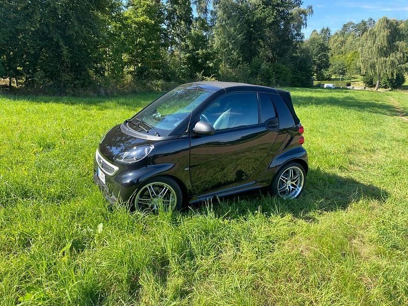 Schwarz Gebraucht 2012 Smart ForTwo Cabrio Brabus Xclusive Cabrio | 9.999 € (Fairer Preis) - Bild 1/4