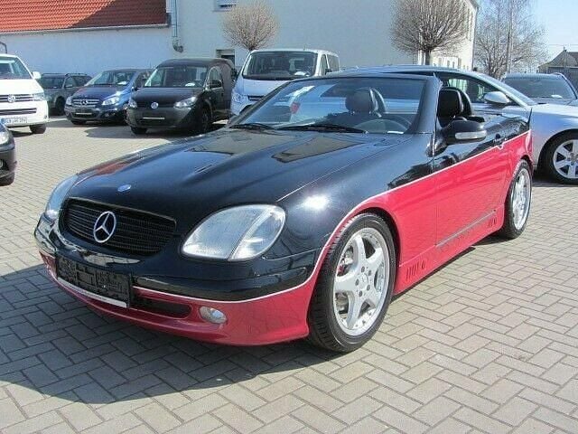 Schwarz Gebraucht 1999 Mercedes SLK200 Cabrio | 3.490 € (Superpreis) - Bild 1/4