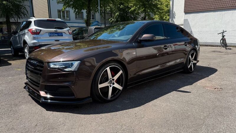 Teakbraun metallic Gebraucht 2013 Audi A5 Sportback S-Line Limousine | 19.999 € (Etwas zu teuer) - Bild 1/4