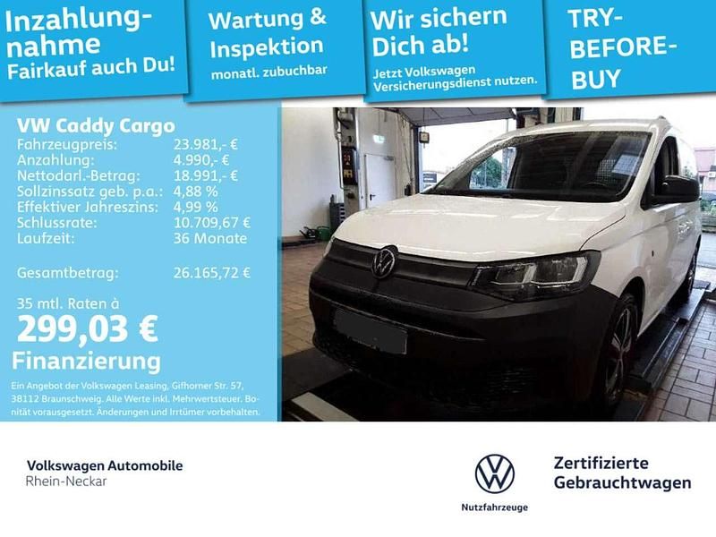Candyweiß Gebraucht 2021 VW Caddy Van / Kleinbus | 23.981 € (Superpreis) - Bild 1/3