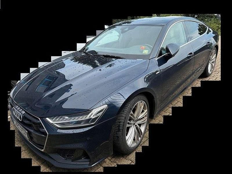 Blau Gebraucht 2018 Audi A7 Sportback Basis Kleinwagen | 32.000 € (Superpreis) - Bild 1/4