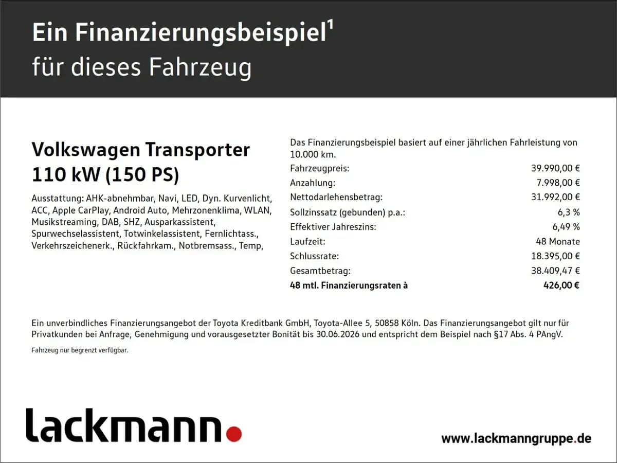 Gebraucht VW Multivan Generation Six 150 PS (110 kW) 2021 Van / Kleinbus