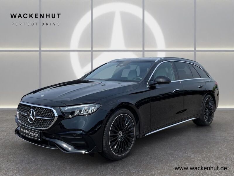 Schwarz Gebraucht 2024 Mercedes E220 AMG Kombi | 57.490 € (Teuer) - Bild 1/4
