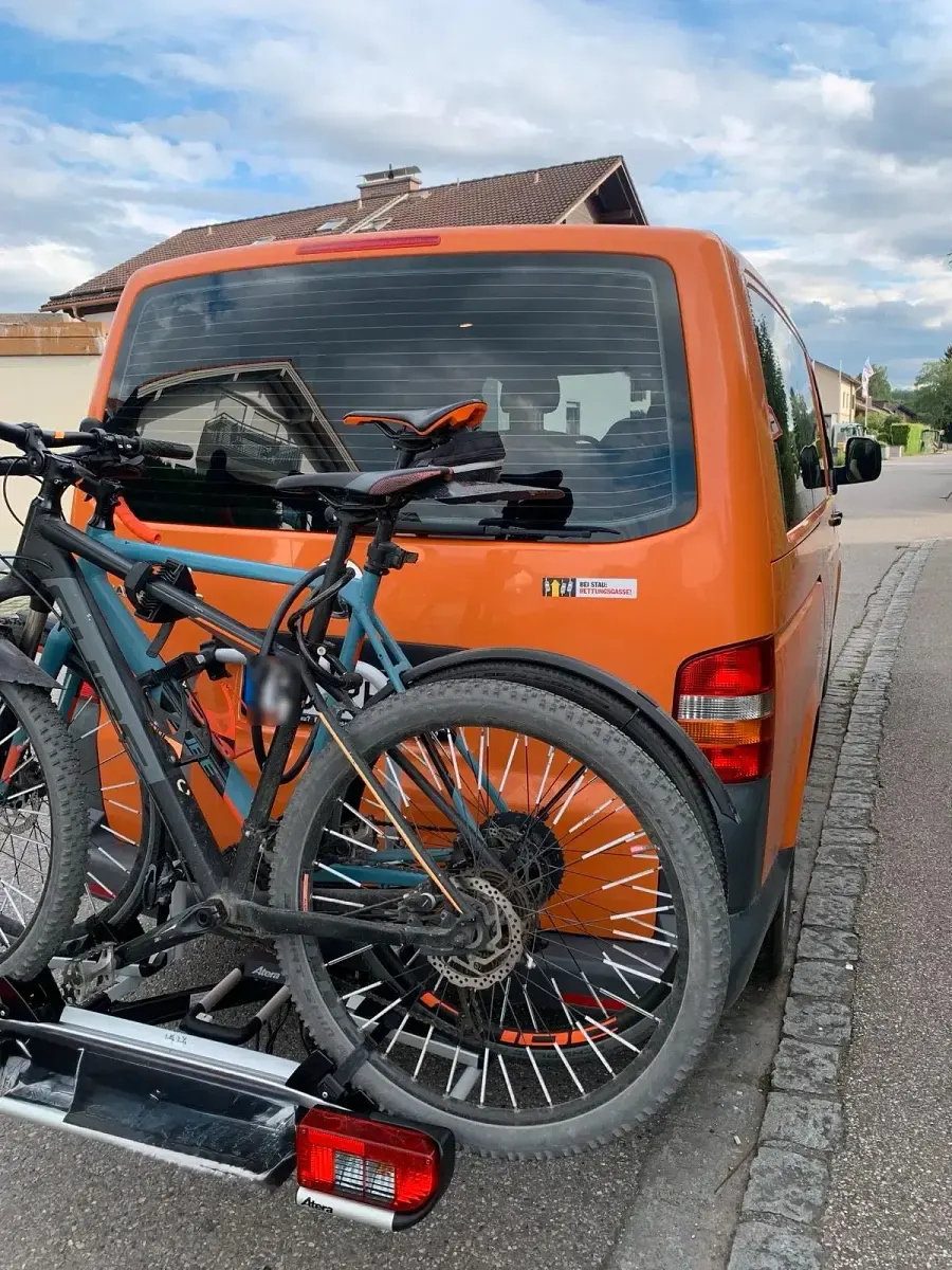 Usata VW Transporter 84 CV (61 kW) 2009 Arancione Furgone