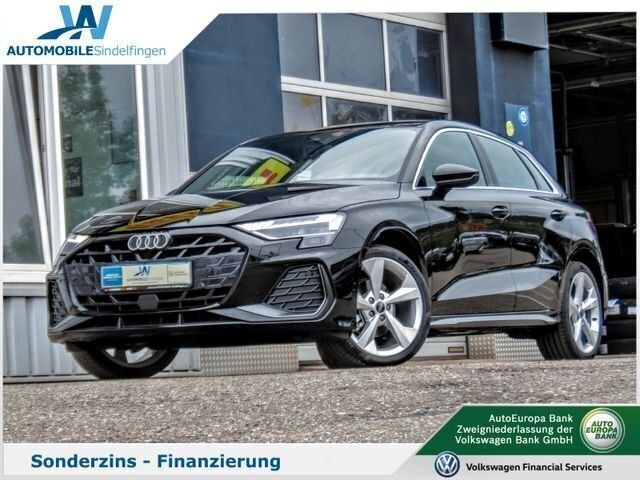 Schwarz Neu 2024 Audi A3 Sportback S-Line Limousine | 37.900 € (Guter Preis) - Bild 1/4