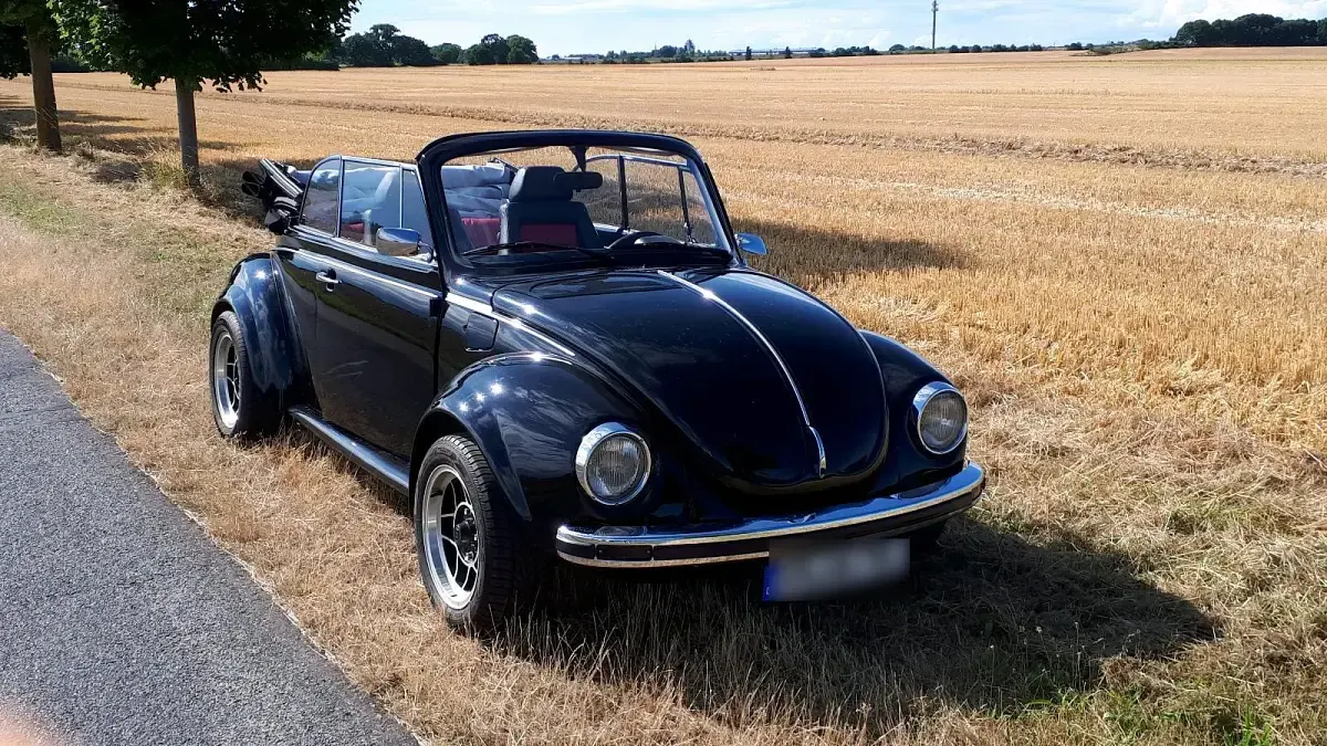 Gebraucht VW Käfer S 50 PS (36 kW) 1975 Schwarz Cabrio