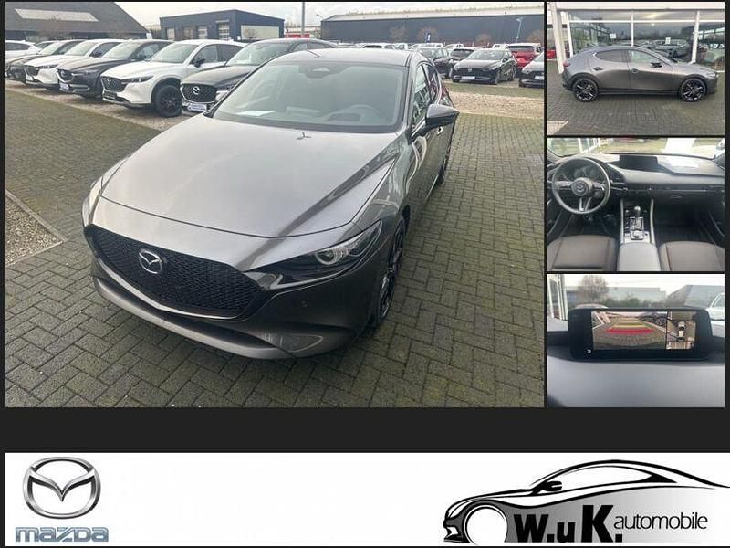 Neu Mazda 3 Exclusive-Line 186 PS (136 kW) 2025 Machine gray Limousine