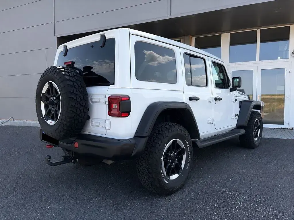 Gebraucht Jeep Wrangler Unlimited Rubicon 272 PS (200 kW) 2022 Weiß SUV