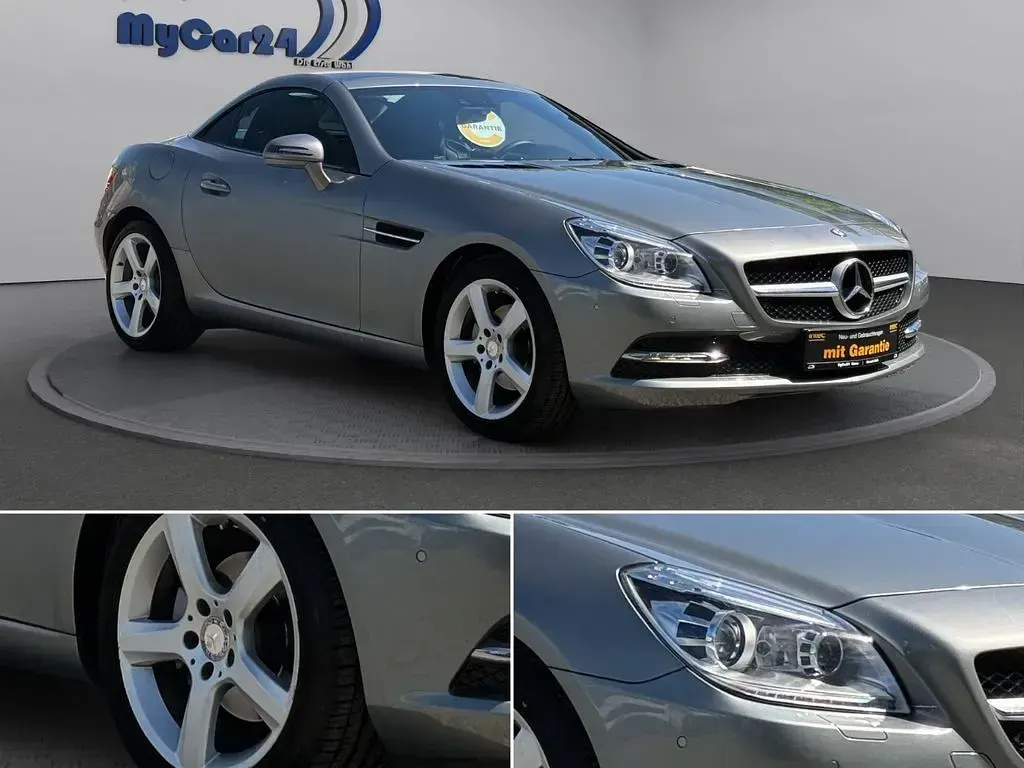 Usata Mercedes SLK200 184 CV (135 kW) 2014 Argento Cabrio