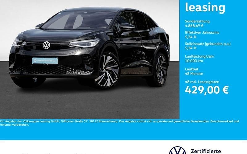 Schwarz Gebraucht 2024 VW ID.5 GTX SUV | 49.698 € (Teuer) - Bild 1/4