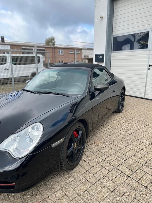 Schwarz Gebraucht 2002 Porsche 911 Carrera Cabriolet Cabrio | 36.000 € (Superpreis) - Bild 1/4