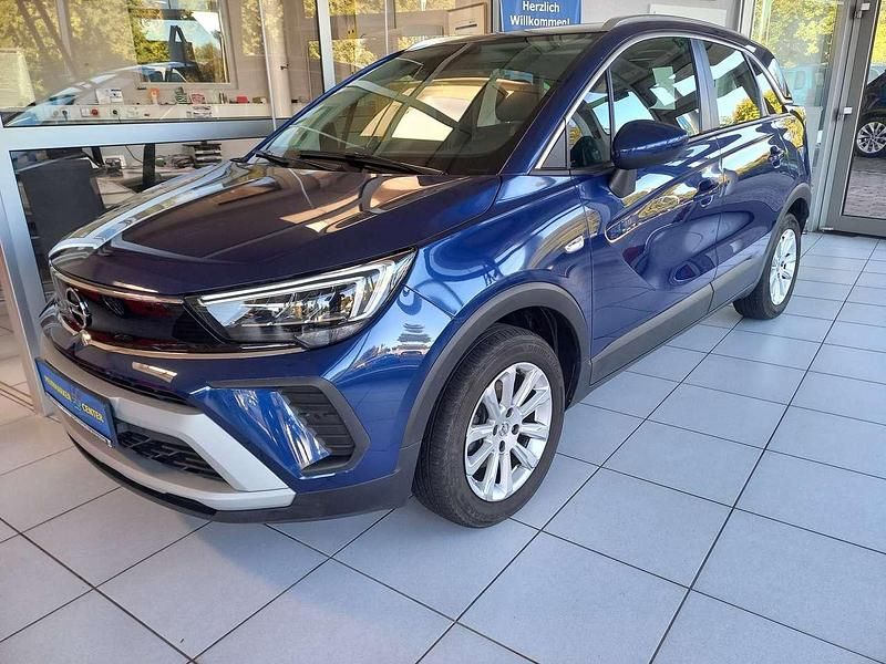 Nautic blau Gebraucht 2021 Opel Crossland X Elegance SUV | 14.990 € (Fairer Preis) - Bild 1/4