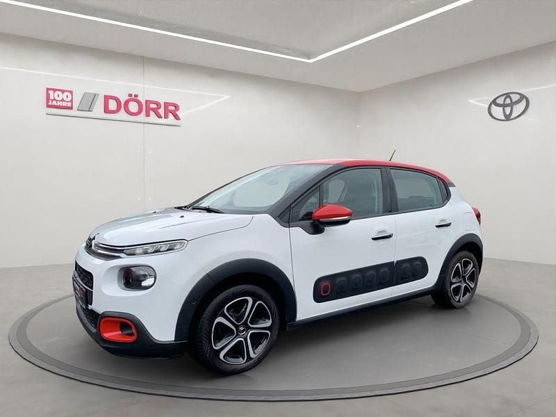 Weiß Gebraucht 2018 Citroën C3 PureTech Kleinwagen | 10.395 € (Guter Preis) - Bild 1/4