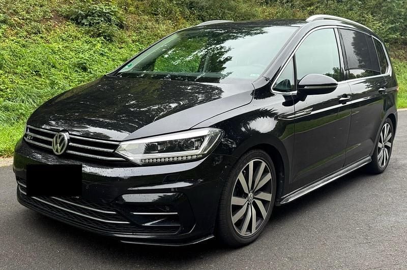 Gebraucht VW Touran R-line 150 PS (110 kW) 2016 Schwarz Van / Kleinbus