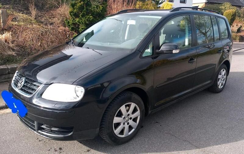 Schwarz Gebraucht 2007 VW Touran Van / Kleinbus | 1.850 € (Superpreis) - Bild 1/4