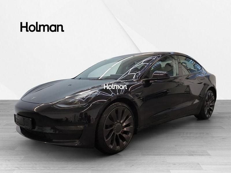 Schwarz Gebraucht 2021 Tesla Model 3 Performance Limousine | 24.923 € (Superpreis) - Bild 1/4