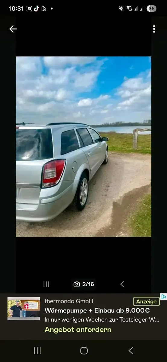 Gebraucht Opel Astra 100 PS (73 kW) 2008 Silber Limousine