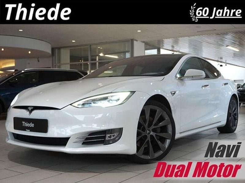 Gebraucht Tesla Model S 344 kW (469 PS) 2019 Pearl white multicoat Kleinwagen