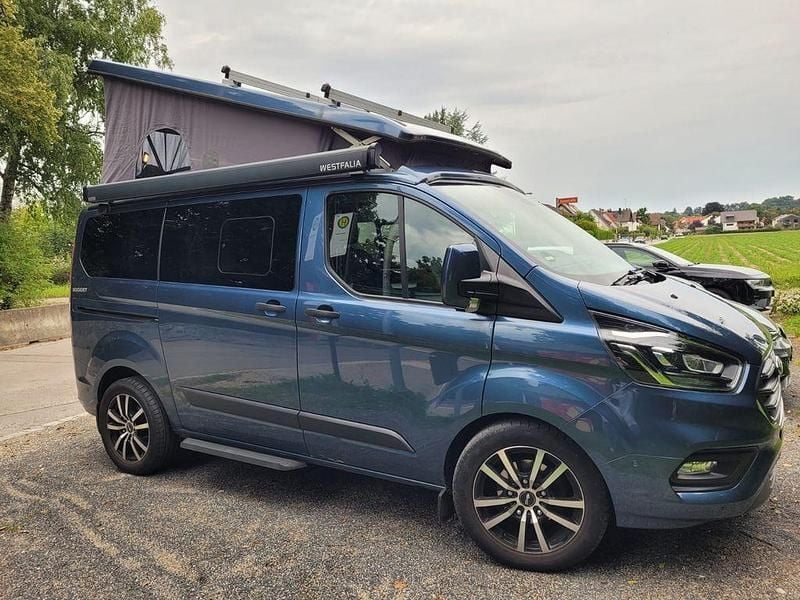 Blau Gebraucht 2020 Ford Transit Custom Nugget Van / Kleinbus | 51.999 € (Fairer Preis) - Bild 1/4