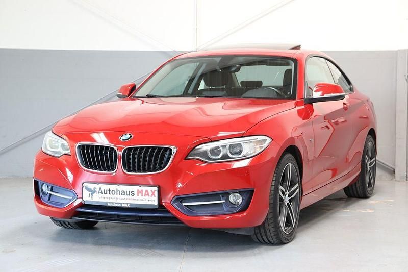 Rot Gebraucht 2014 BMW 218 Sport Line Coupé | 16.990 € (Fairer Preis) - Bild 1/4