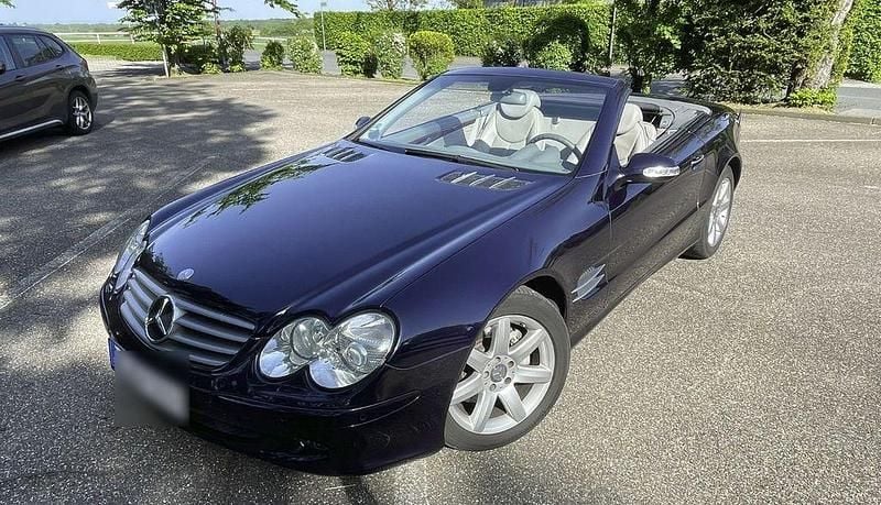 Gebraucht Mercedes SL500 306 PS (225 kW) 2002 Blau Cabrio
