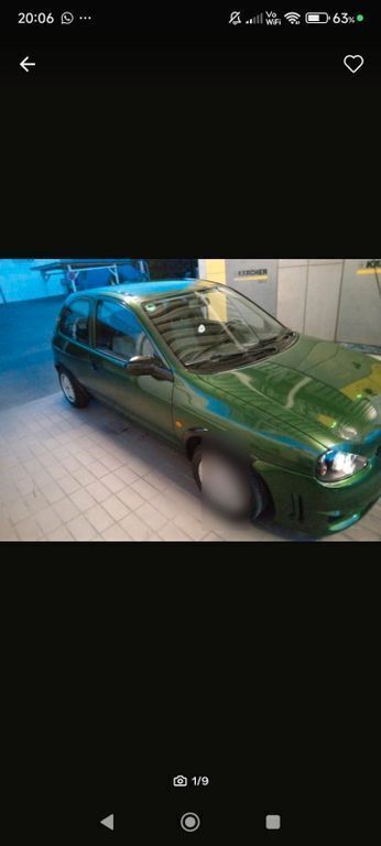 Grün Gebraucht 2000 Opel Corsa Edition Limousine | 1.000 € (Guter Preis) - Bild 1/4