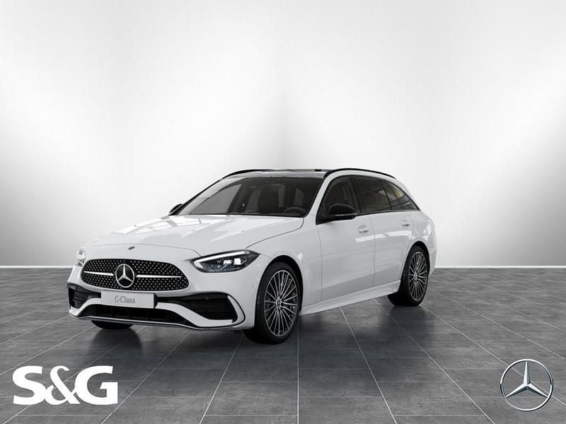 Gebraucht Mercedes C200 AMG 163 PS (119 kW) 2025 Unilack polarweiß Kombi