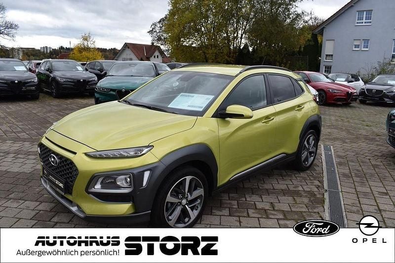 Acid yellow / mic Gebraucht 2019 Hyundai Kona Premium SUV | 16.900 € (Fairer Preis) - Bild 1/4
