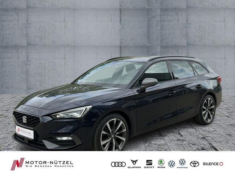 Blau Gebraucht 2022 Seat Leon ST FR-Line Kombi | 21.930 € (Teuer) - Bild 1/4