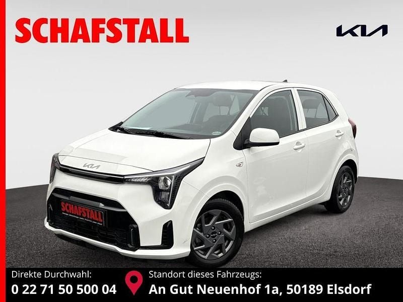 Weiss (clear white) Gebraucht 2024 Kia Picanto Vision Kleinwagen | 14.979 € (Fairer Preis) - Bild 1/3