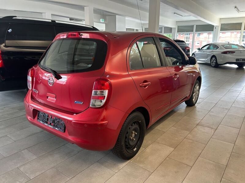 Gebraucht Nissan Micra Acenta 80 PS (58 kW) 2011 Rot Kleinwagen