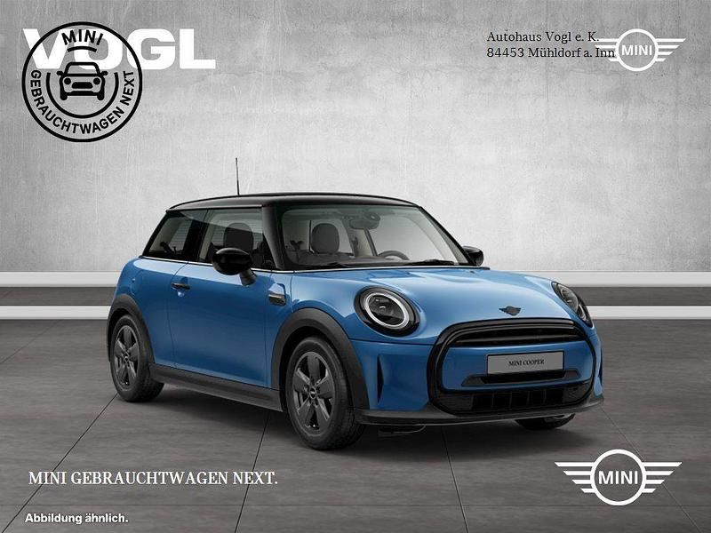Island blue Gebraucht 2022 Mini Cooper Hatch Kleinwagen | 21.490 € (Fairer Preis) - Bild 1/4