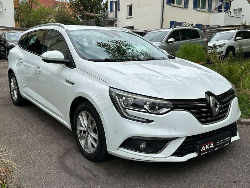 Gletscherweiss Gebraucht 2017 Renault Mégane GrandTour Intens Kombi | 6.999 € - Bild 1/4