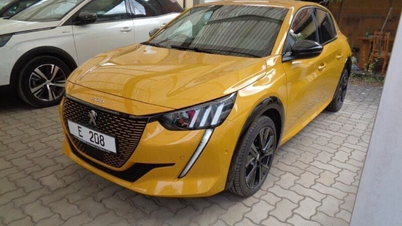 Faro gelb Gebraucht 2023 Peugeot e-208 GTi Kleinwagen | 21.590 € (Fairer Preis) - Bild 1/4