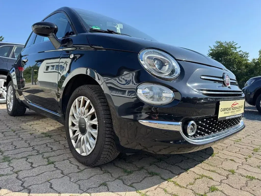 Gebraucht Fiat 500 Lounge 69 PS (50 kW) 2017 Schwarz Kleinwagen