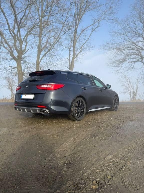 Gebraucht Kia Optima GT-Line 141 PS (103 kW) 2018 Blau Kombi