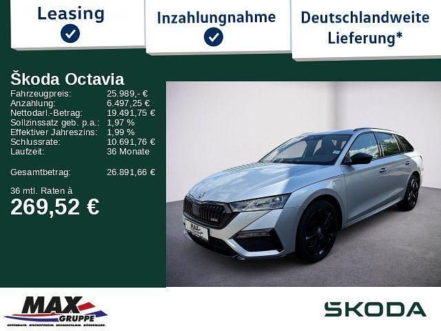 Silber Gebraucht 2021 Skoda Octavia RS Kombi | 25.989 € (Guter Preis) - Bild 1/3