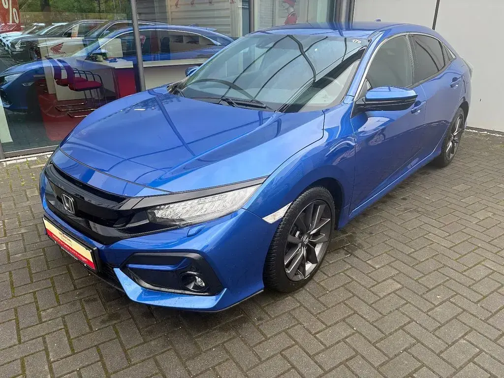 Gebraucht Honda Civic Elegance 126 PS (92 kW) 2021 Blau Limousine