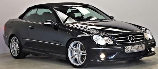 Schwarz Gebraucht 2009 Mercedes CLK55 AMG AMG Cabrio | 45.999 € - Bild 1/4
