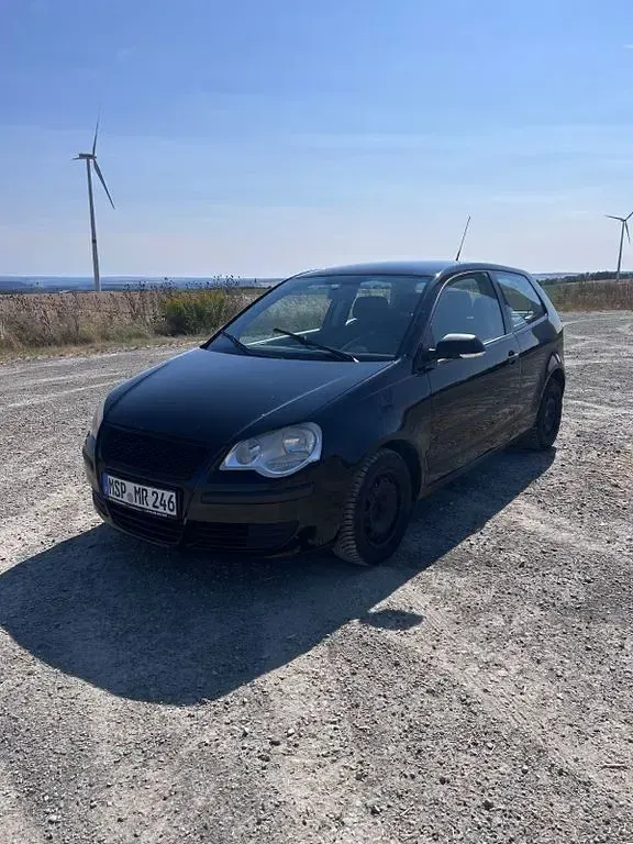 Gebraucht VW Polo Comfortline 69 PS (50 kW) 2007 Schwarz Kleinwagen