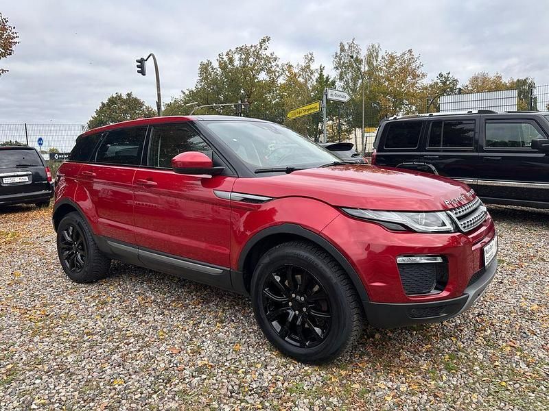 Rot Gebraucht 2018 Land Rover Range Rover evoque SE SUV | 16.990 € (Superpreis) - Bild 1/4