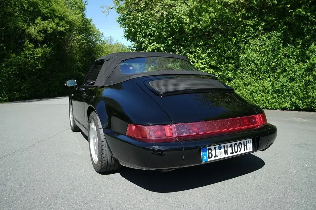 Brugt Porsche 964 250 HK (183 kW) 1992 Sort Cabriolet