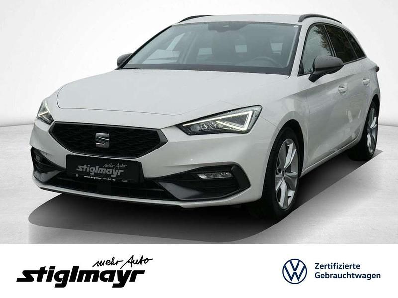 Candyweiß Gebraucht 2022 Seat Leon FR Kombi | 18.890 € (Fairer Preis) - Bild 1/4